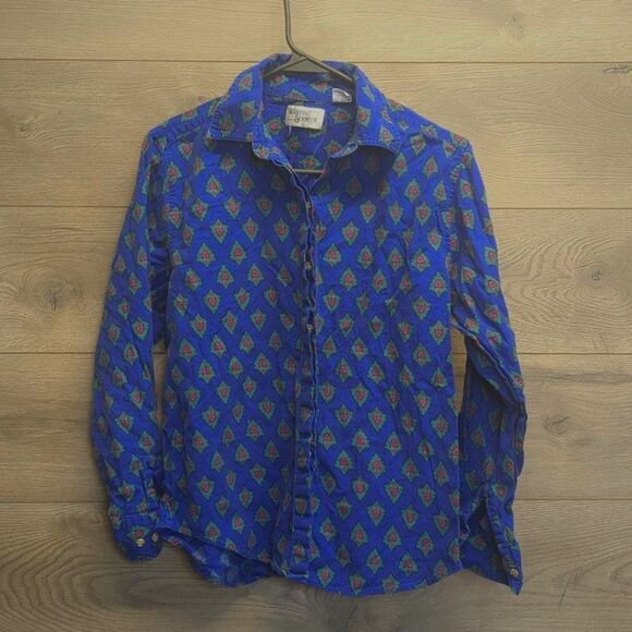 Hasting & Smith Vintage Button Down Blouse Women's Size 10 - Picture 1 of 8